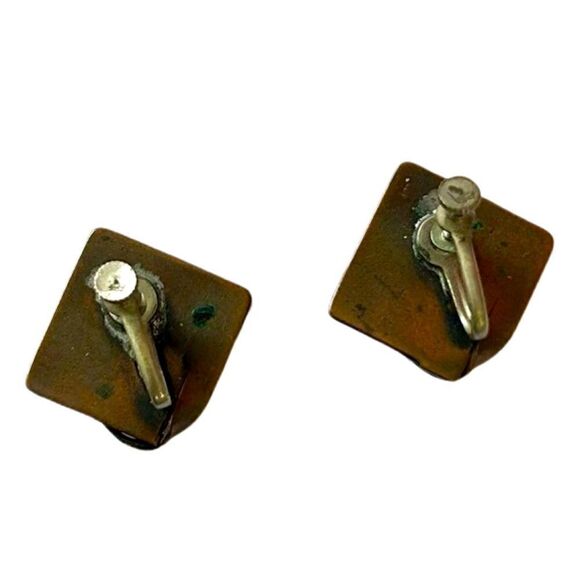 Frank Rebajes Copper Earrings MCM Jewelry - Picture 2 of 2